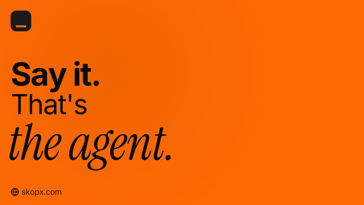Give the Morning Check to Your Agent in One Sentence