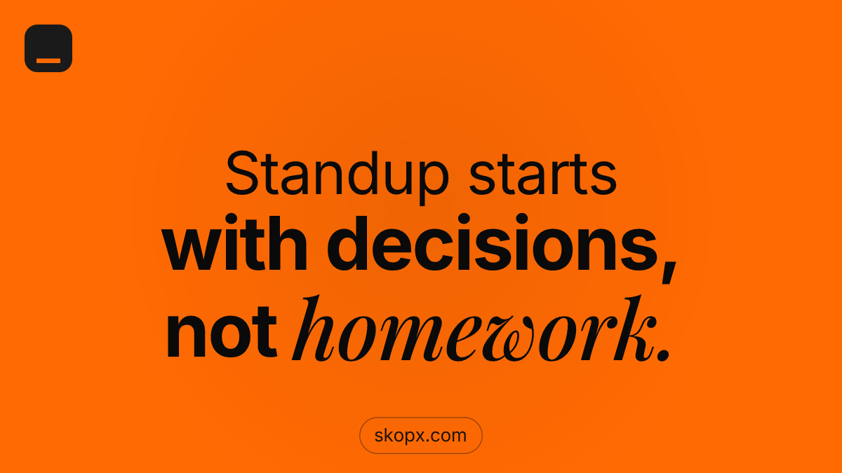 How the Open-Issues Summary Got There Before the Standup